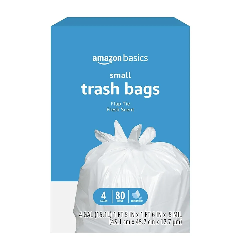 Small 4-Gallon Trash Bags