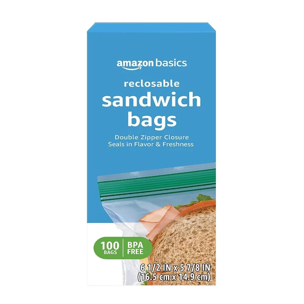 Reclosable Sandwich Bags (100-Count)