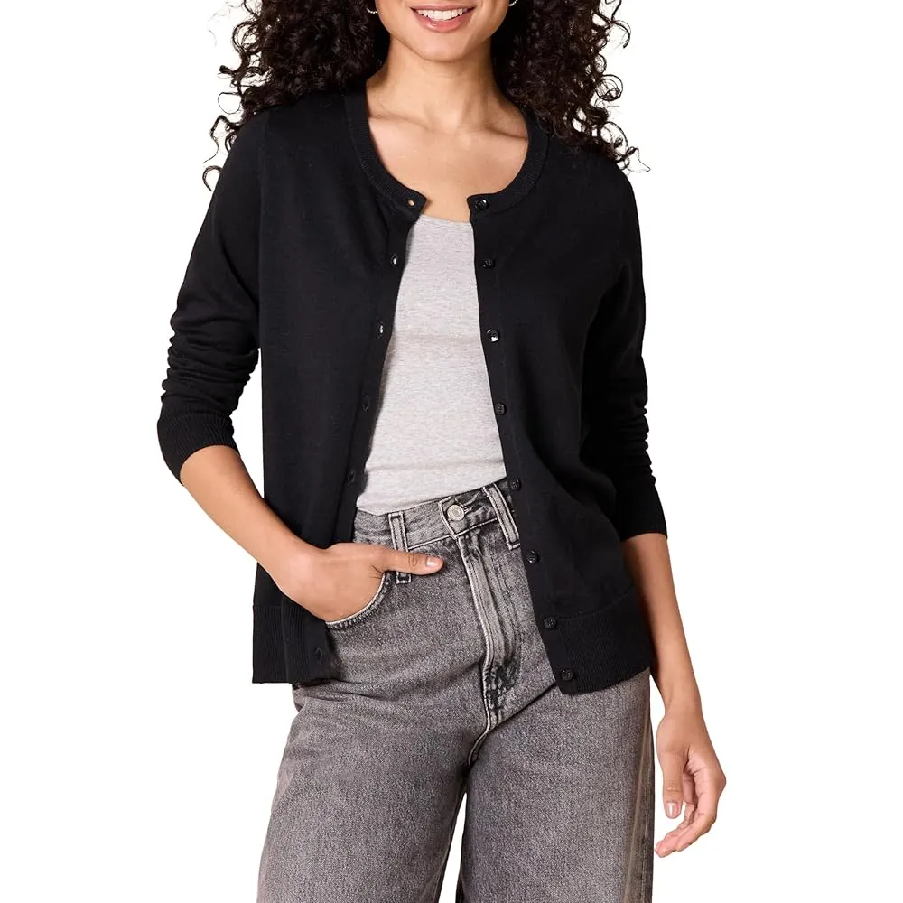 Lightweight Crewneck Cardigan
