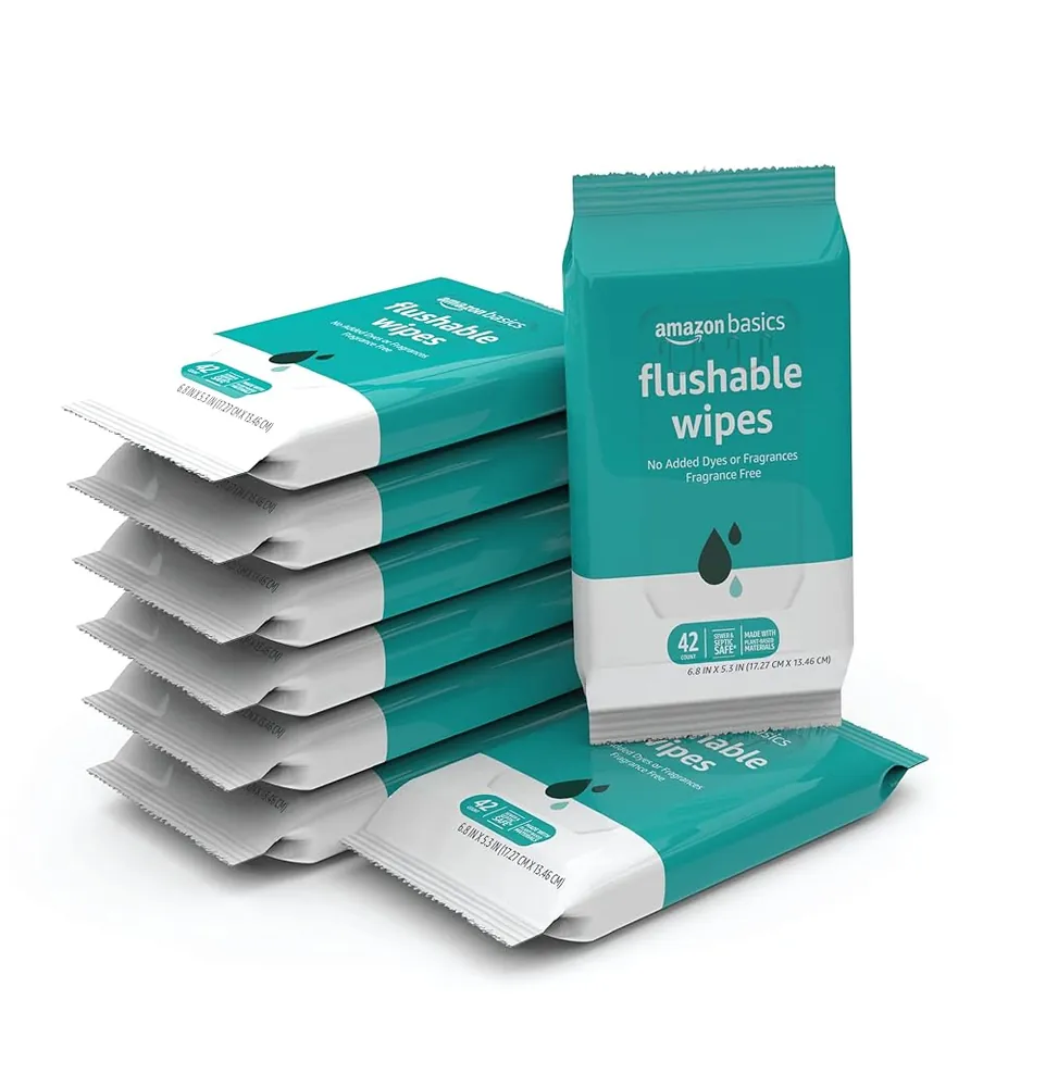 Flushable Adult Toilet Wipes
