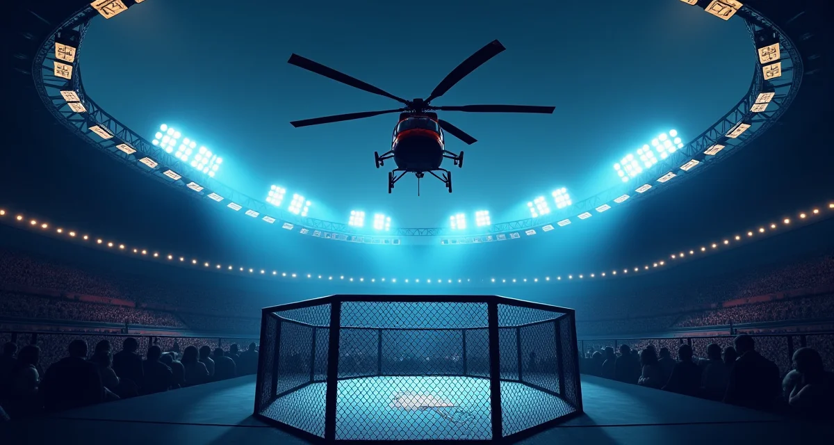 Dana White UFC 328 Helicopter Entrance & Diddy Bombshell