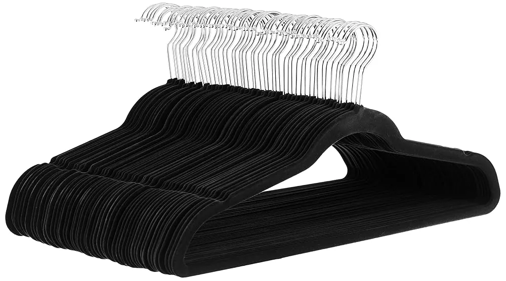 50-Pack Velvet Hangers