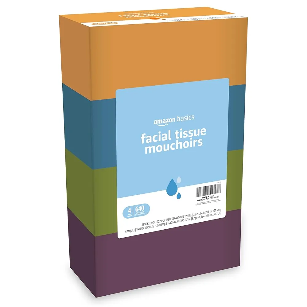 Facial Tissue 4-Pack