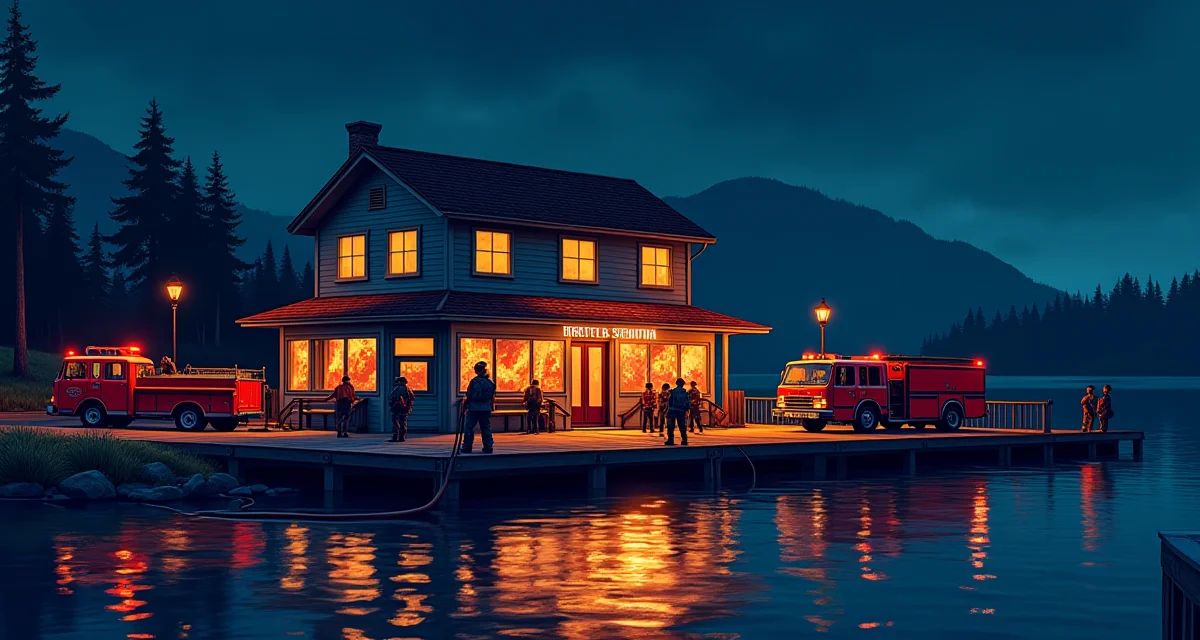 Haskell's Port of Excelsior Fire: 90-Year Landmark Damaged