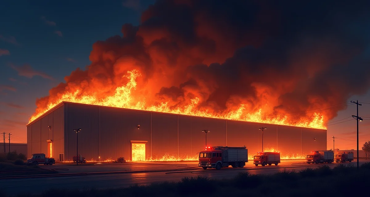 Kimberly-Clark Warehouse Fire: Arson Arrest in Ontario