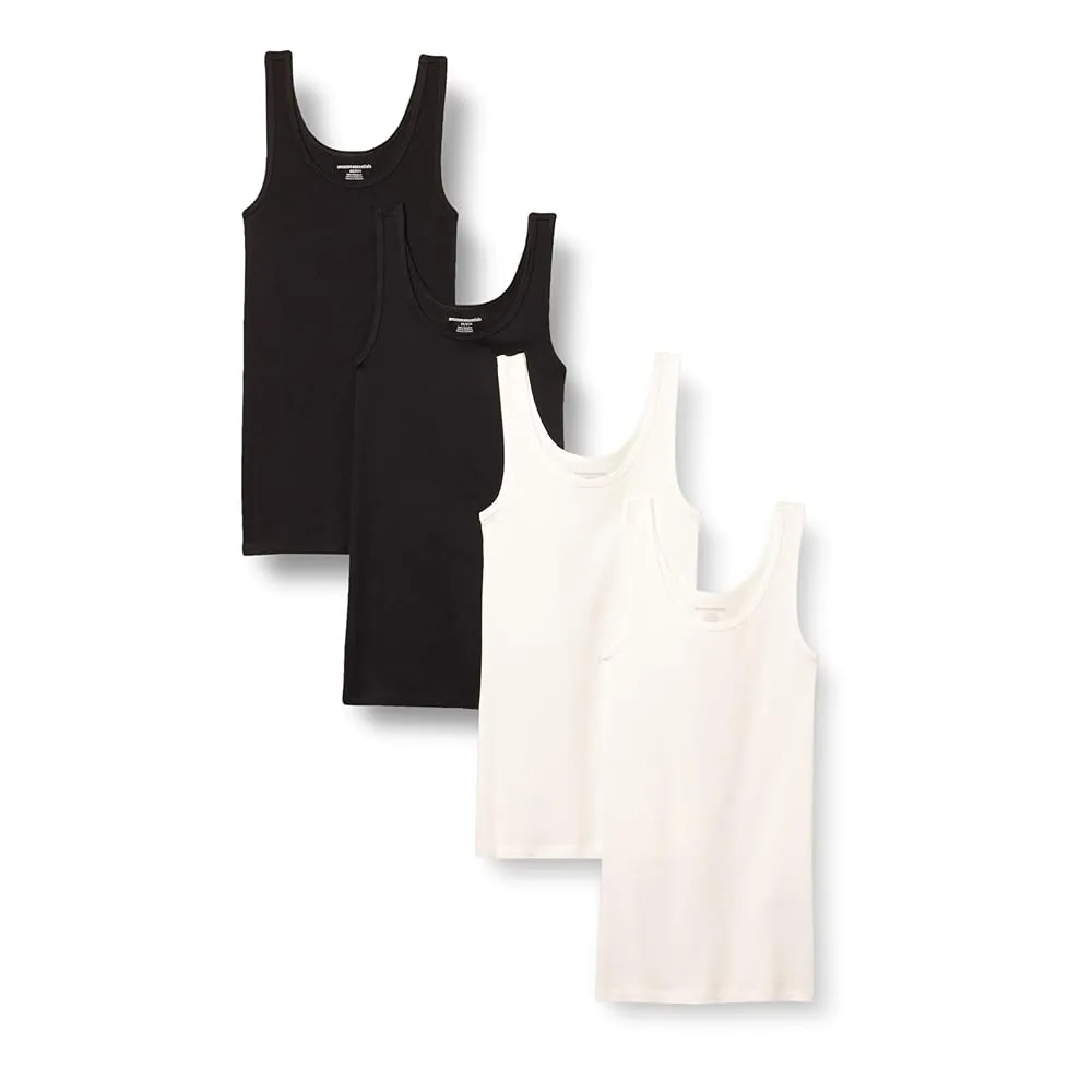 Scoop Neck Tank 4-Pack