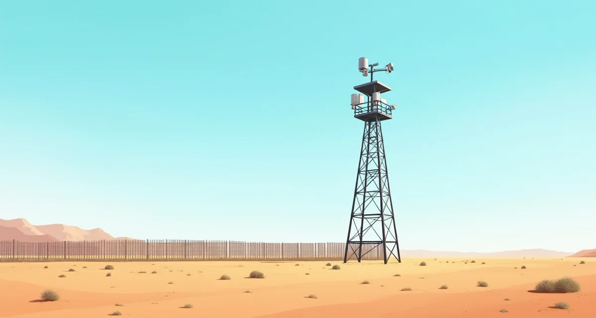 Torres de IA en la Frontera México-EE.UU. San Diego