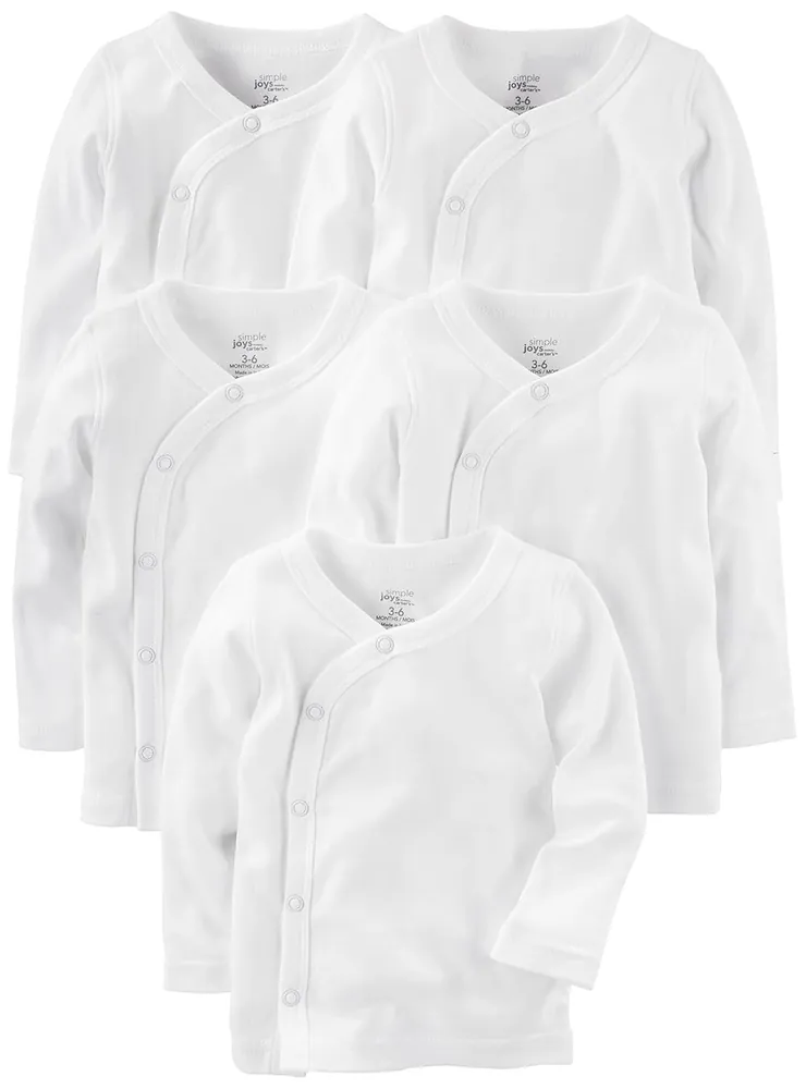 Side-Snap Long-Sleeve Shirts