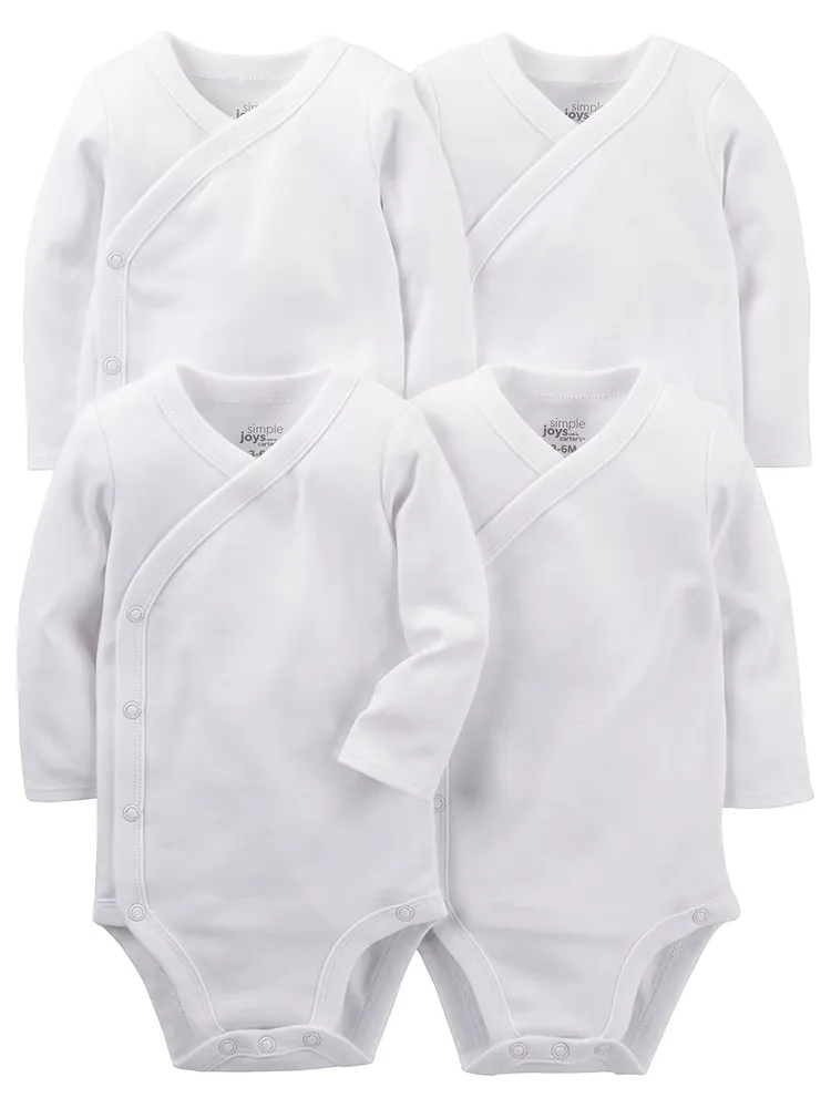 Side-Snap Bodysuit 4-Pack