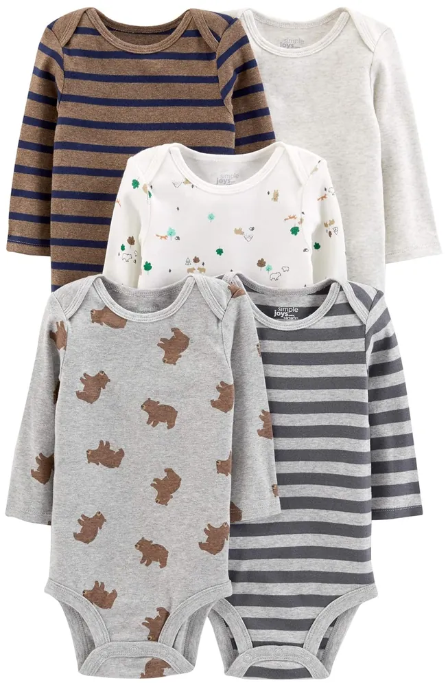 Forest Animals Bodysuit Set