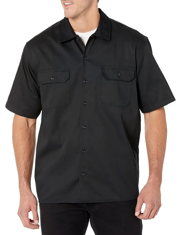 Wrinkle-Resistant Button-Up Shirt
