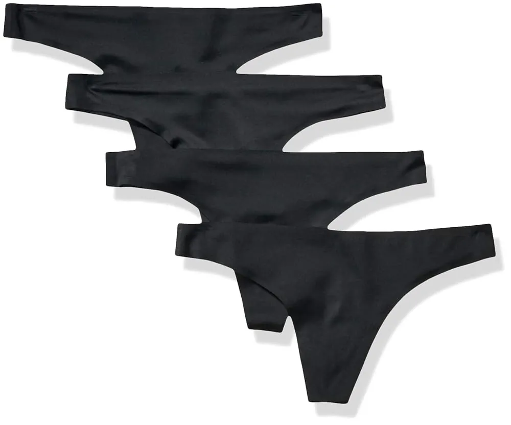 Seamless Breathable Thongs 4-Pack