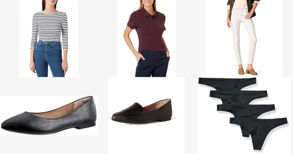 Work Capsule for Women: 5 Pieces, 10 Outfits, $140
