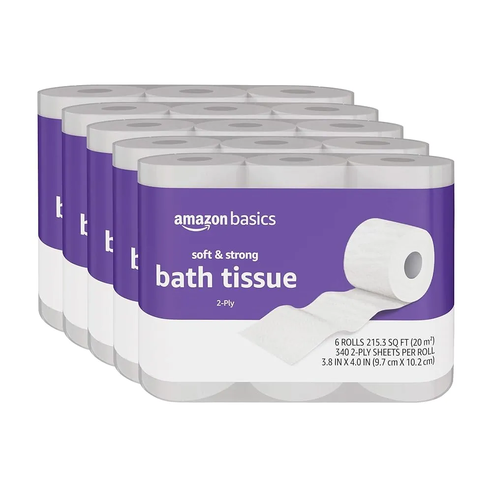 Ultra-Soft Toilet Paper (30 Rolls)