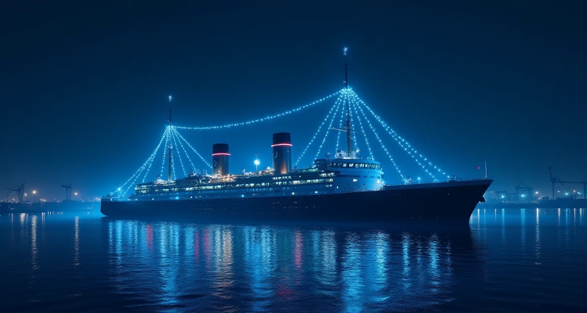 950 Drones Recreate Titanic at 1:1 Scale in Belfast