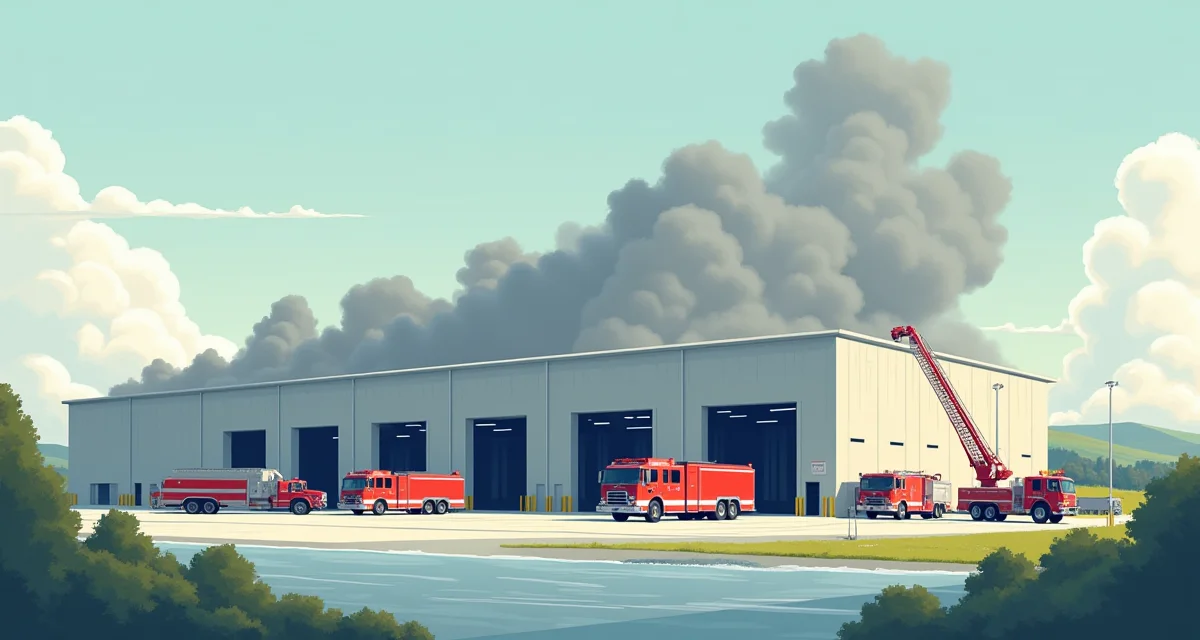3-Alarm Warehouse Fire at Big Pasco Industrial Center